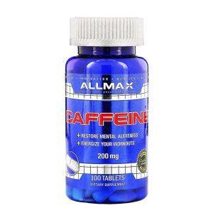 ALLMAX, Caffeine 200mg, 100 Tablets