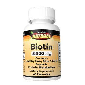 Stacker2, Dexatrim Natural Biotin, 5000 mcg (60 Capsules)