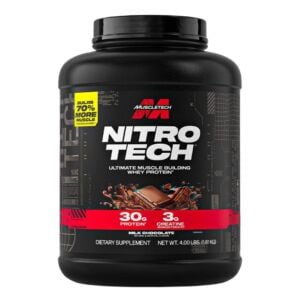 MuscleTech, Nitro Tech, Whey Protein, 4 LB - Milk Chocolate