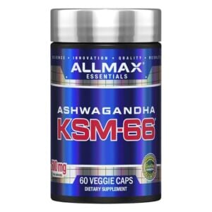 Allmax, Ashwagandha – KSM-66, 60 Caps