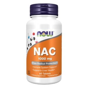 NOW Foods, NAC (N-Acetyl-Cysteine) 1000 MG, 60 Tablets