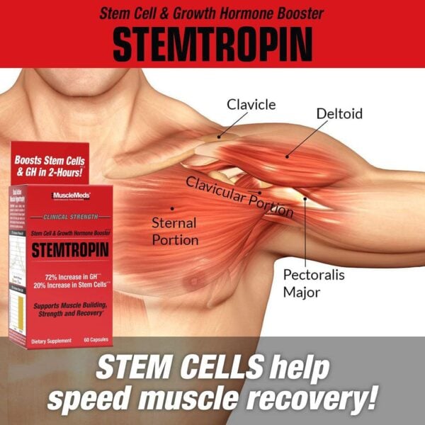 MuscleMeds STEMTROPIN – Natural Stem Cell & Growth Hormone Booster