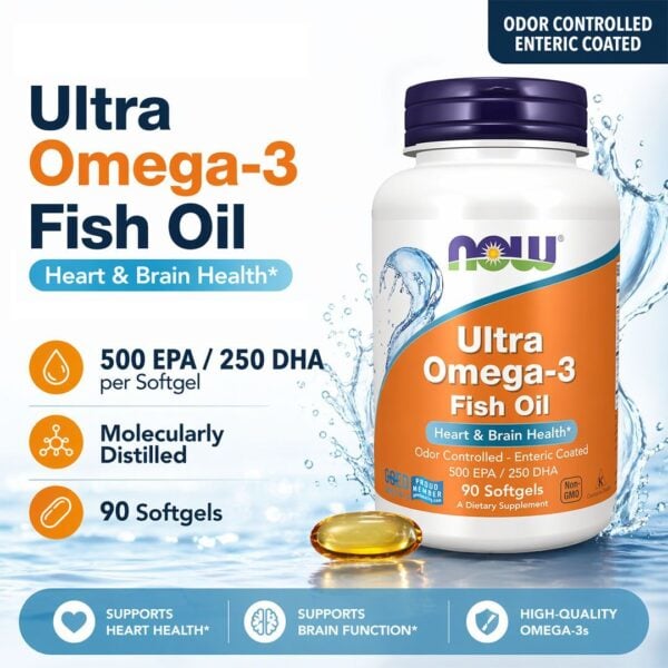 NOW Ultra Omega-3 Fish Oil