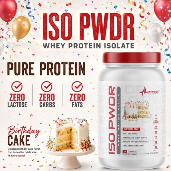 Metabolic Nutrition ISOpwdr Whey Protein Isolate