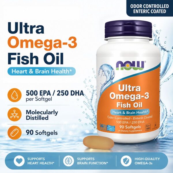NOW Ultra Omega-3 Fish Oil