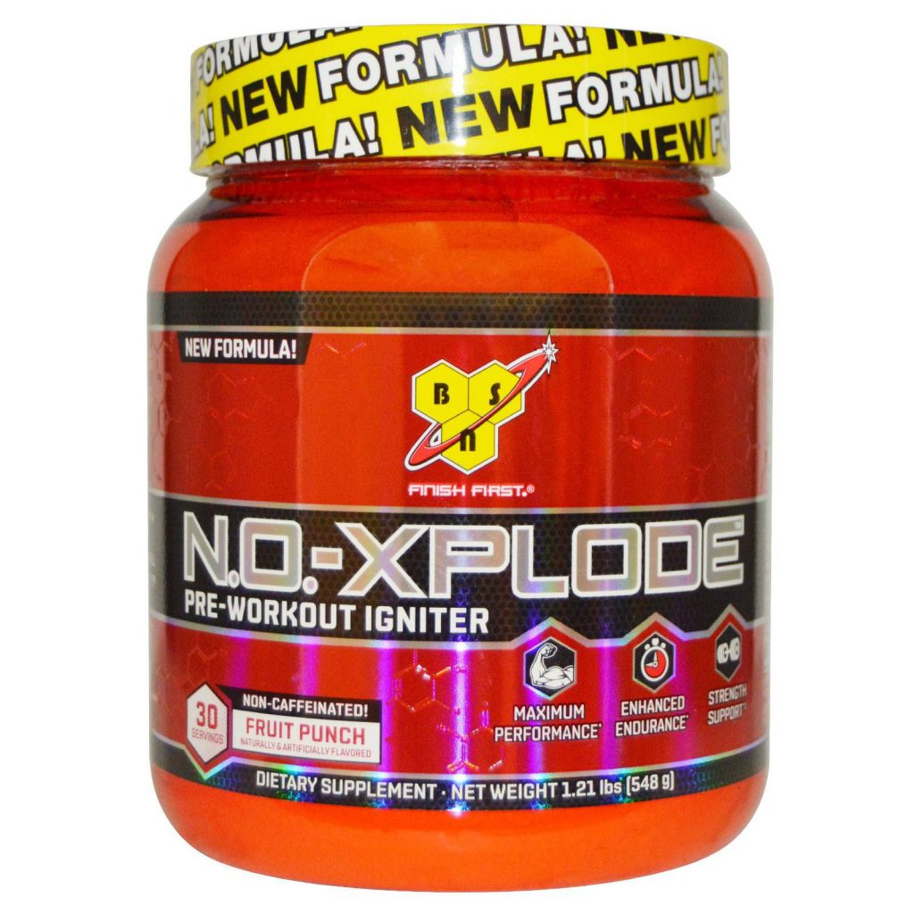 BSN, N.O.Xplode, PreWorkout Igniter, NonCaffeinated, 1.2 lb (546 g
