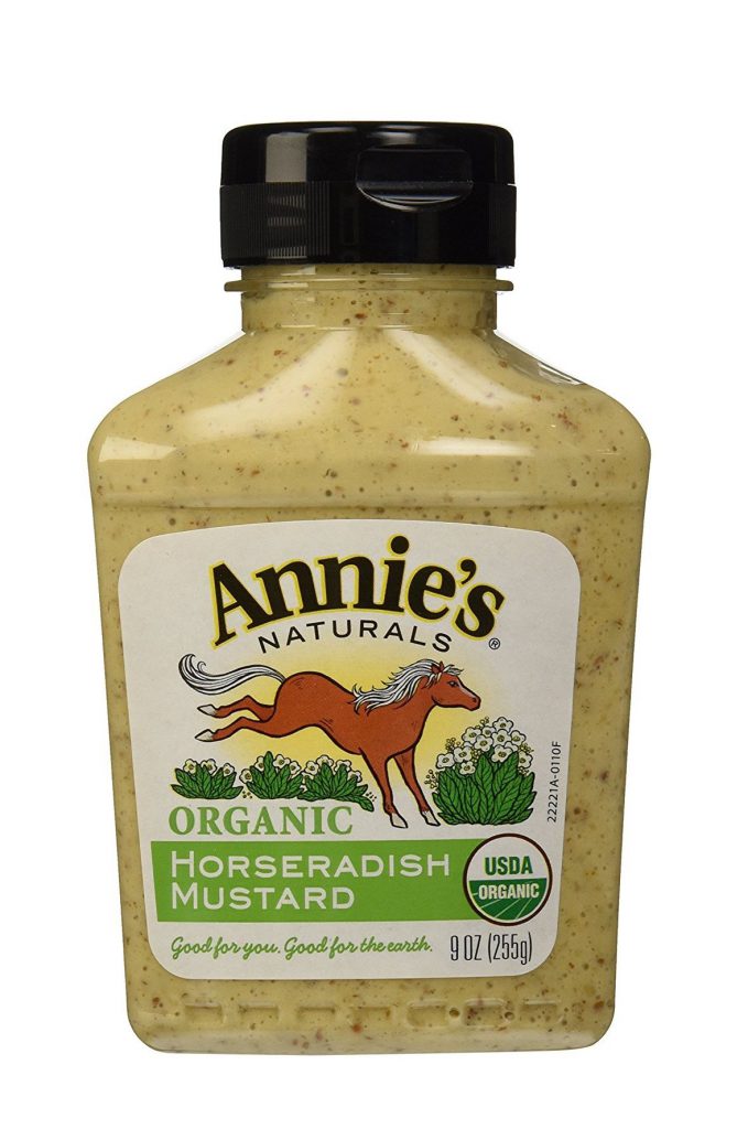 Annie's Naturals, Organic Horseradish Mustard, 255 g Zone Nutrition