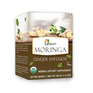 Grenera, Moringa Ginger Infusion, 20 Tea Bags