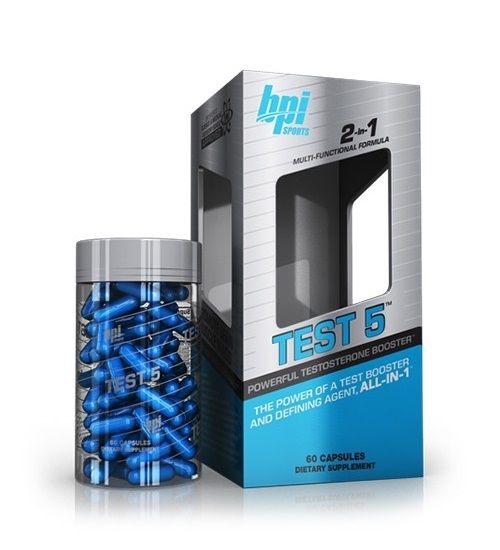 BPI Sports, Test 5, 60 Caps Zone Nutrition