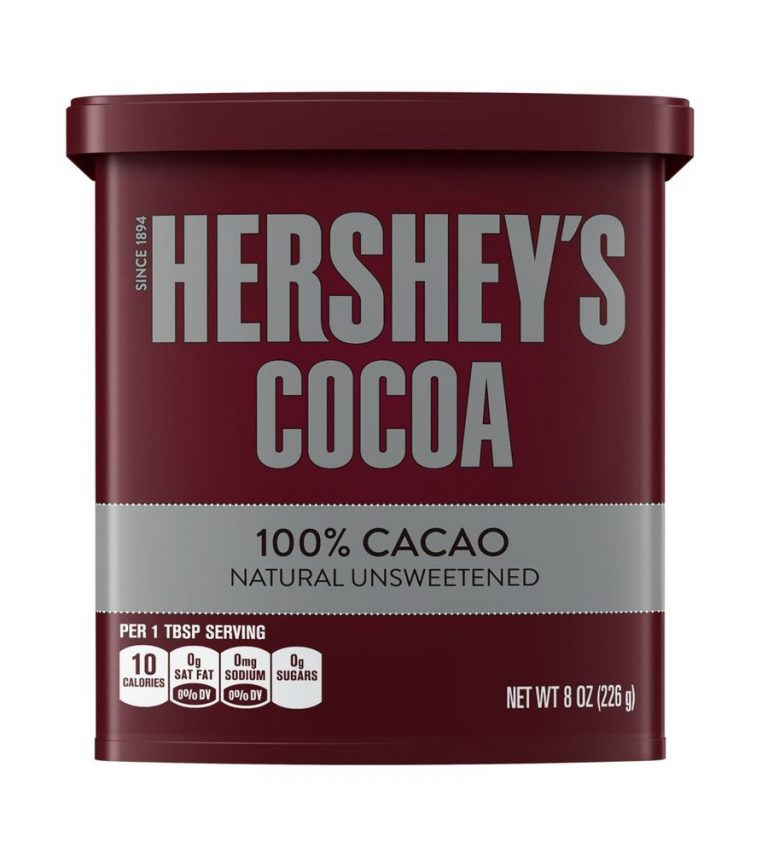 HERSHEY’S Cocoa, 100 Natural Unsweetened Cacao, 226 g Zone Nutrition