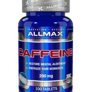 ALLMAX, Caffeine 200mg, 100 Tablets