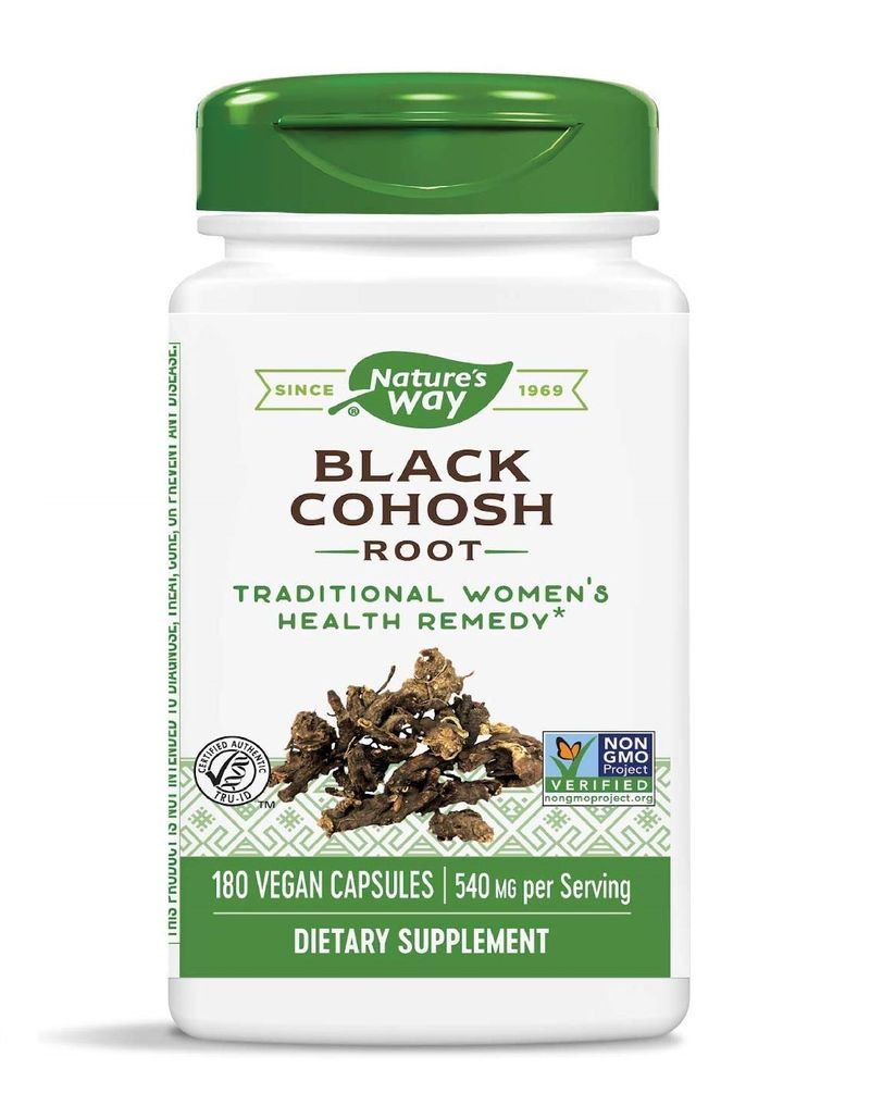 Nature’s Way, Black Cohosh Root, 540 mg, 180 Capsules Zone Nutrition
