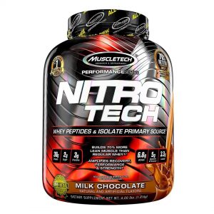 Muscletech, Nitro Tech, 4lbs, Milk Chocolate