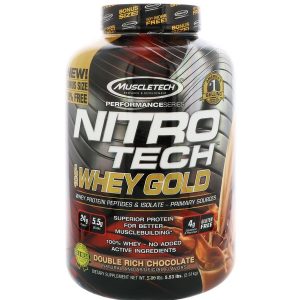 Muscletech, Nitro Tech, 100% Whey Gold, 5.5 lbs (2.5 kg)
