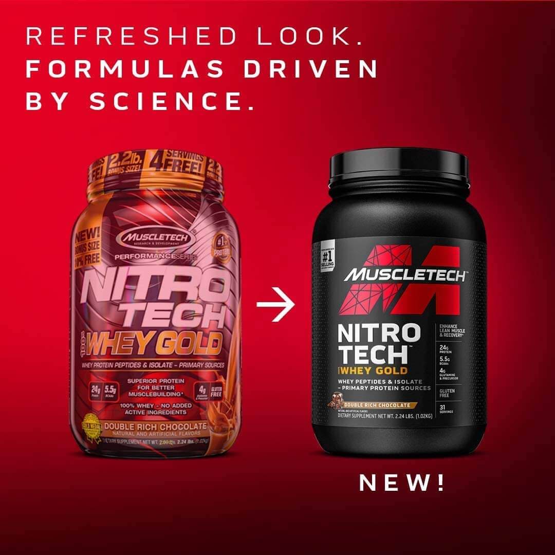 Muscletech, Nitro Tech, 100 Whey Gold, 5.5 lbs (2.5 kg) Zone Nutrition