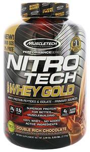 Muscletech, Nitro Tech, 100% Whey Gold