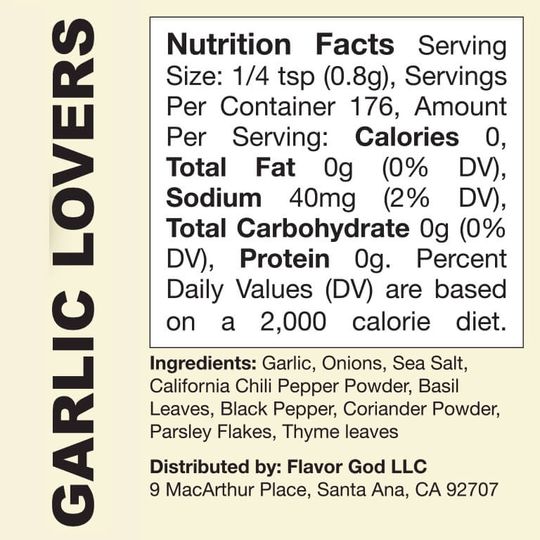 Flavor God Seasonings Zone Nutrition