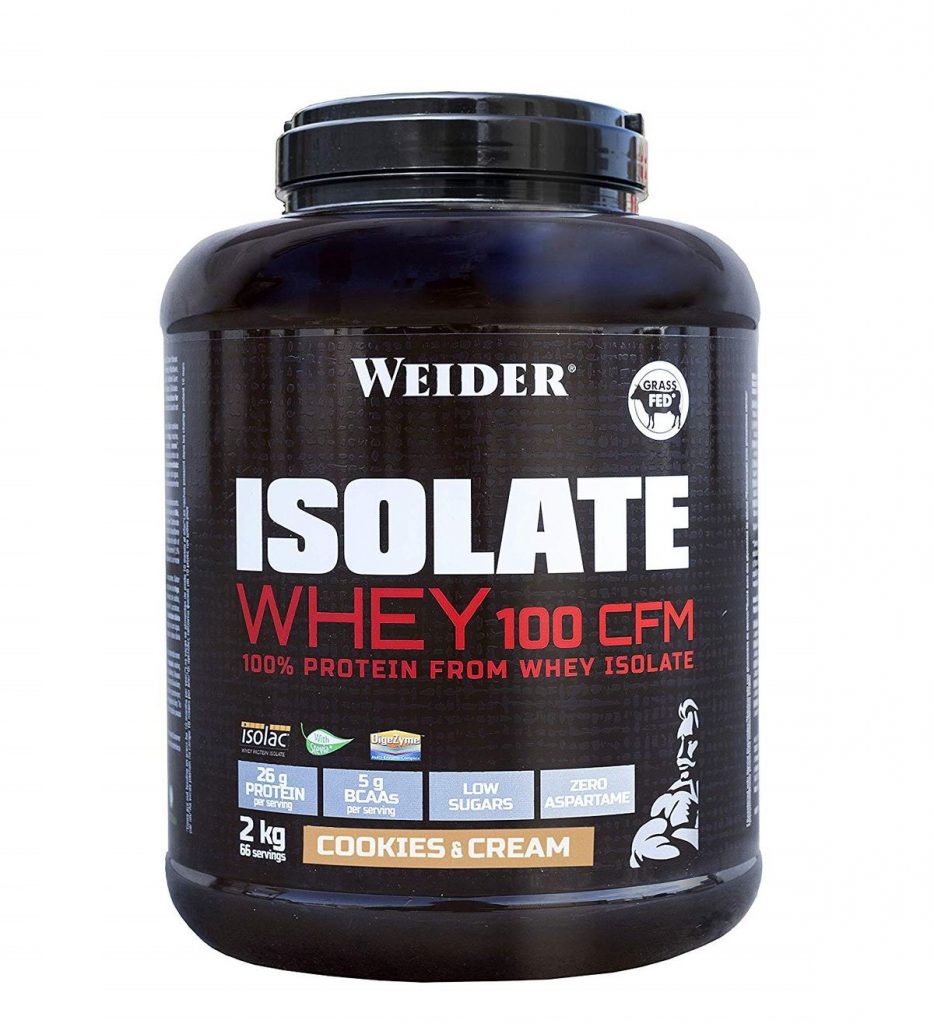 Weider, Isolate Whey 100 CFM, 2 Kg (66 Srv) Zone Nutrition