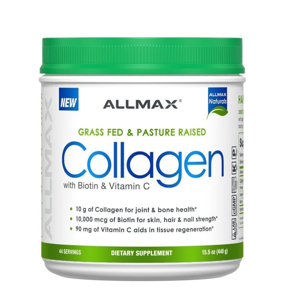 ALLMAX, Collagen With Biotin & Vitamin C, 44 Srv Zone Nutrition