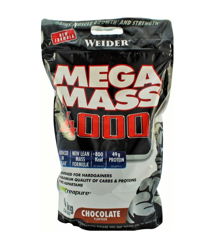 Weider, Mega Mass 4000, 4 kg | Zone Nutrition