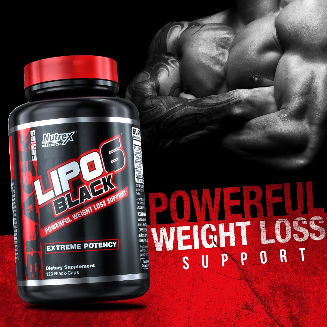 Nutrex Lipo 6 Black Extreme Potency Weight Loss 120 Black Caps Zone Nutrition