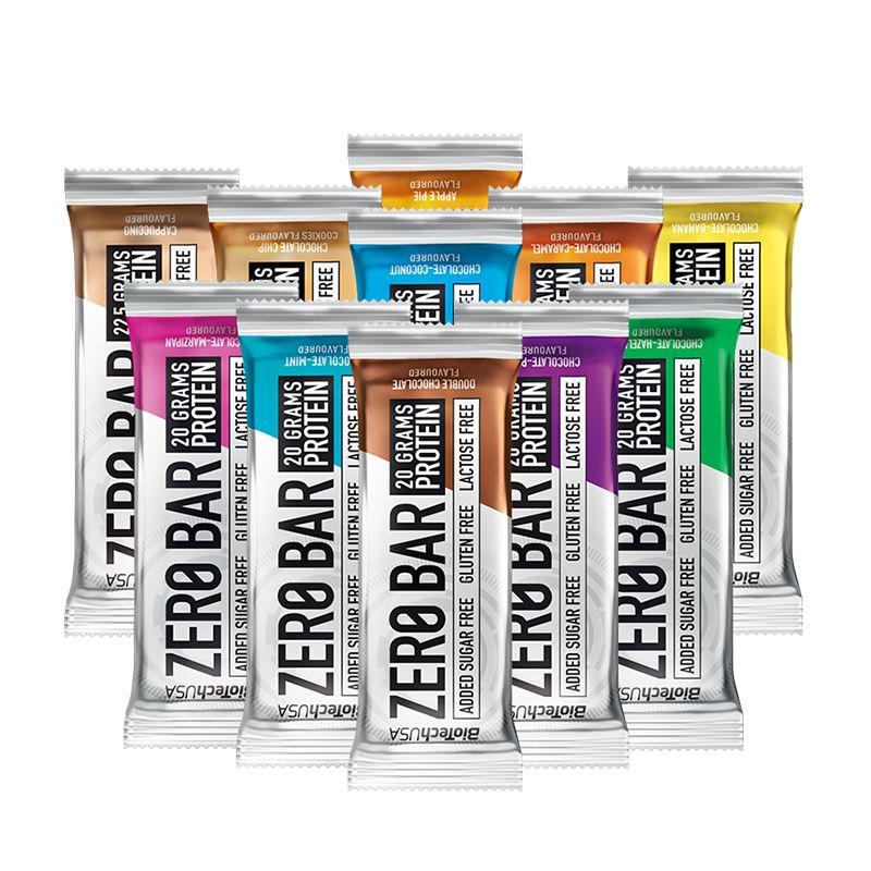 BioTech USA, Zero Bar, 50g Box of 20 Zone Nutrition