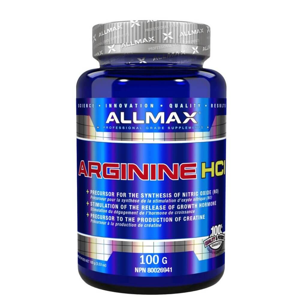 ALLMAX, Arginine HCl, 100 g Zone Nutrition