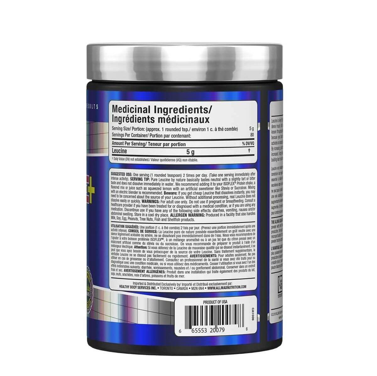 ALLMAX, Leucine Powder, 400 g Zone Nutrition