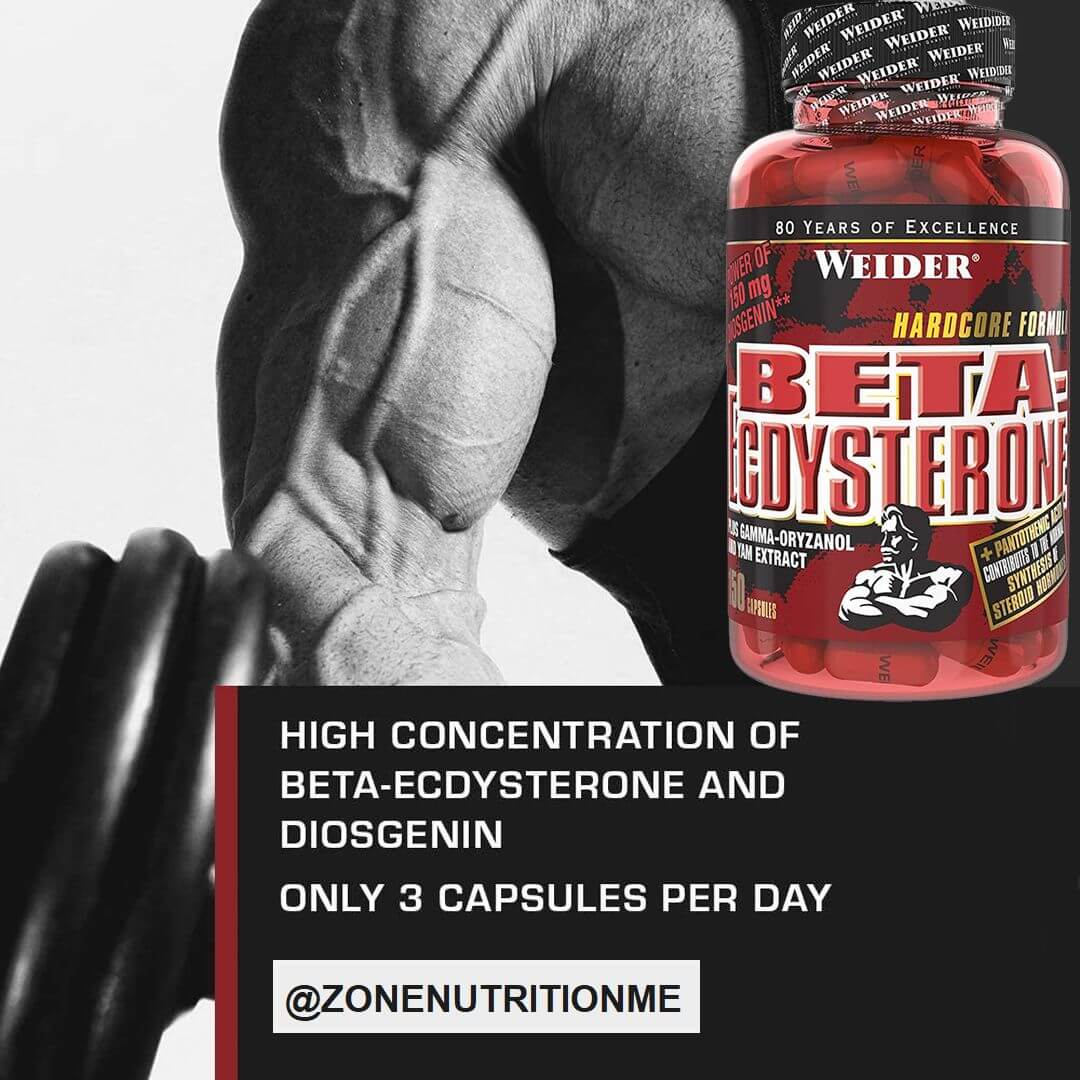 Weider, Beta-Ecdysterone, 150 Caps | Zone Nutrition