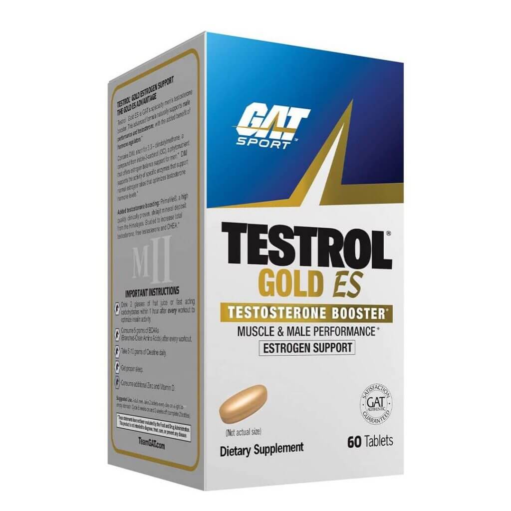 GAT Sport, Testrol Gold ES Testosterone Booster, 60 Tablets Zone