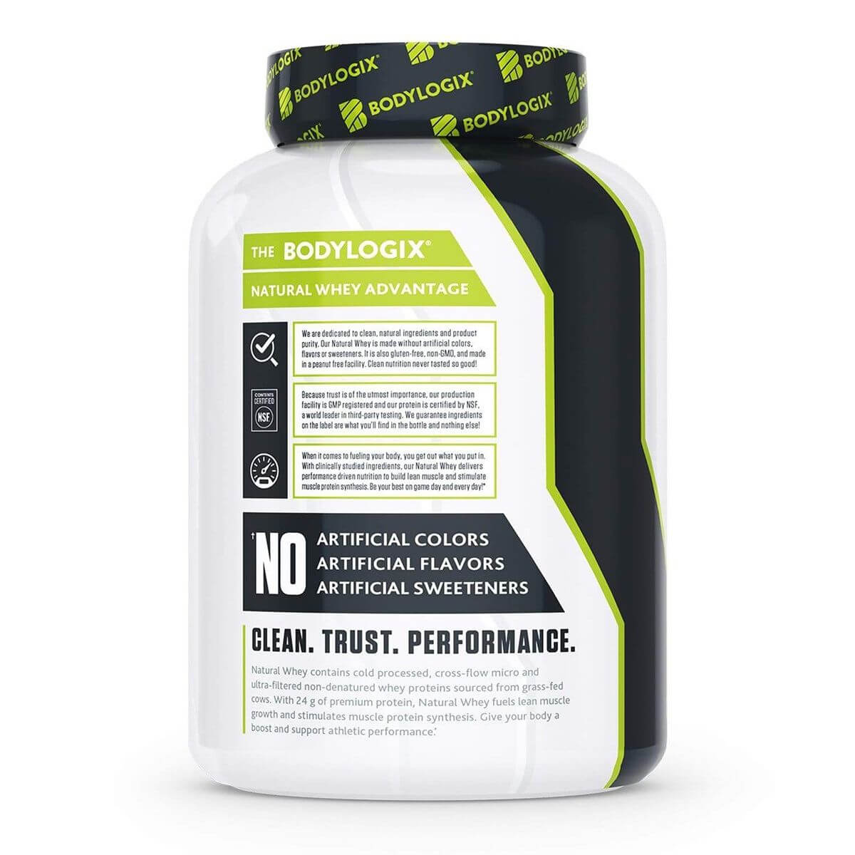 Bodylogix, Natural Whey, 4 LB Zone Nutrition