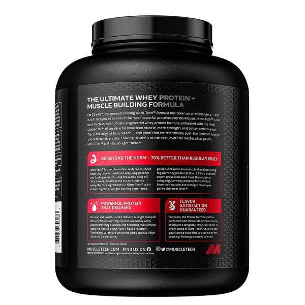 Muscletech Nitro Tech 4lbs 1.8 Kg Zone Nutrition