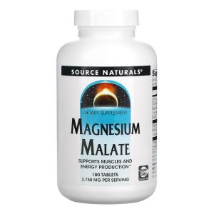 Source Naturals, Magnesium Malate, 3750 MG, 180 Tablets